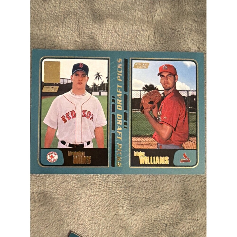 2001 Topps - Draft Picks Blake Williams, Brandon Mims #743 Employee Edition (RC)